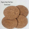 Ecjiuyi 10Pcs Pigeon Nest Pads,Racing Pigeon Loft Supplies,Coconut Fiber Bird Breeding Egg Nests Bowls Mat for Finch Chicken Homer