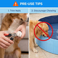 Foldable Dog Pool, Collapsible Dog Swimming Pool 72"x12" Blue