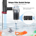AKKEE Aquarium Vacuum Gravel Cleaner, 36W Electric Fish Tank Cleaner Vacuum, 8 in 1 Multifunctional Aquarium Cleaner for