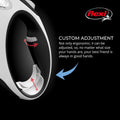 FLEXI® Comfort Nylon Tape Retractable Dog Leash, Large, 26 ft - Grey/Black