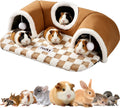 Extra Large Guinea Pig Hideout Tunnel, 22Lx16Wx5H Inches, Brown