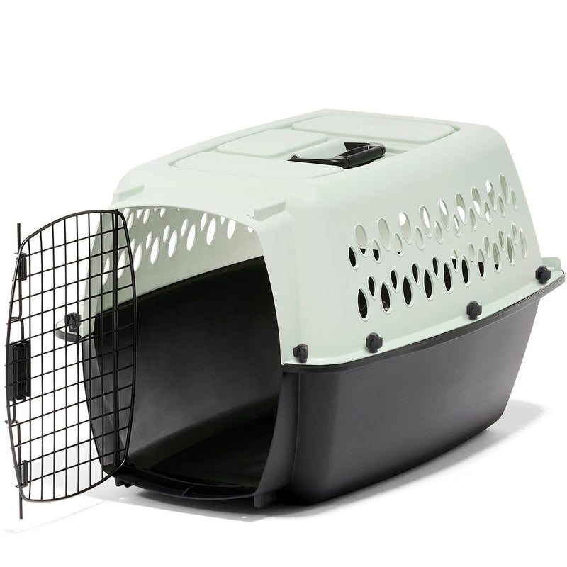 Petmate Pet Porter Fashion Dog Kennel Plastic Crate for Pets 15-20 lbs, Pet Carrier For Home and Travel, Made in USA, 24