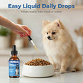 Taurine Supplement for Dogs Drops, Daily Amino Acid Liquid Drops for Heart Function, Muscle Support, Energy Balance & Physical Stability, 60 ml