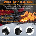 10x12 Inch Welded Blacksmith Firepot 2600F Rated Forging Blacksmith Tools