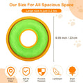 3 Pcs Pet Flying Discs - 9.05 Inch, Interactive Flyer Toys, Feedable Lightweight Catch and Fetch Toys for Small Medium L