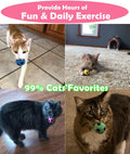 PETFAVORITES Foam Soccer Balls Cat Toys - Pack of 12