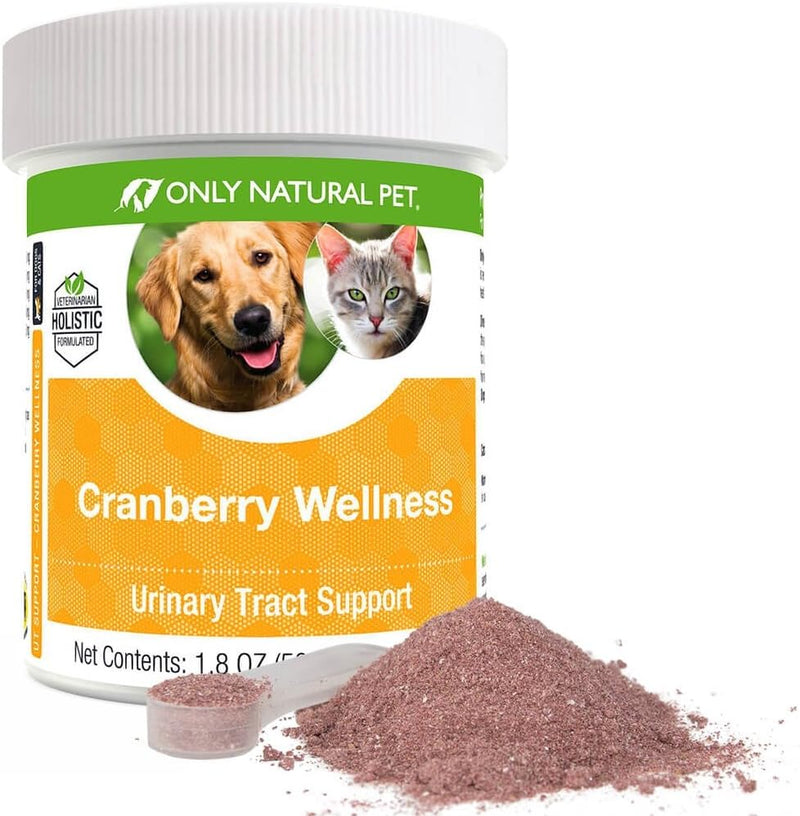 Only Natural Pet Cranberry Wellness Urinary Antioxidant Powder 110 Servings