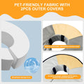 Sponge Core Dog Cone Collar to Stop Licking for Surgery Recovery