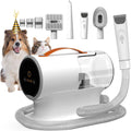 FIXR Dog Grooming Vacuum Kit with Clippers, 12000Pa Strong Suction, 2L Large Dust Cup, Low Noise <50dB, 5-in-1 Pet Hair 