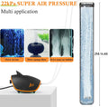 HITOP 4W 110GPH Powerful Aquarium Air Pump, Quiet 2-outlets Aquarium Aerator, Adjustable Fish Tank Air Pump with Accesso