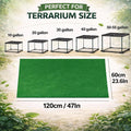 Mechpia 47" x 24" Large Reptile Carpet Terrarium Liner Bedding Reptile Substrate Mat Tank Accessories for Bearded Dragon