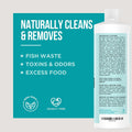 Natural Rapport Aquarium Gravel Cleaner, No-Vacuum Waste Reducer, 16 oz