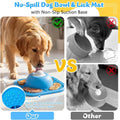 Slow Feeder Dog Bowls & Lick Mat for Liquid and Thick Treat, Anti-Slip Dog Lick Bowl with Interactive Rolling Ball, 5/6 