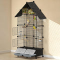 Large Bird Cage with Pullout Tray for Parakeets, Cockatiels, Lovebirds