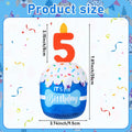 Dansydaisy Dog Birthday Cake Toy Accessories for Girl Boy Gifts, Squeaky Plush Toy for Dog Birthday Party Decor Favor for Large, Medium and Small Dogs(5th,Blue)
