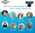 Mabaytir 3-Way Collapsible Cat Tunnel Tube Toy Black Blue — Interactive Play Tunnel with Hanging Ball & Peek Hole for Indoor Cats, Kittens, Puppies & Rabbits | Hours of Fun & Exercise