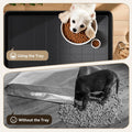 Holiwei 41.1" Dog Crate Tray Replacement fit for Metal Dog Crate Dog Cage Pans Plastic Tray