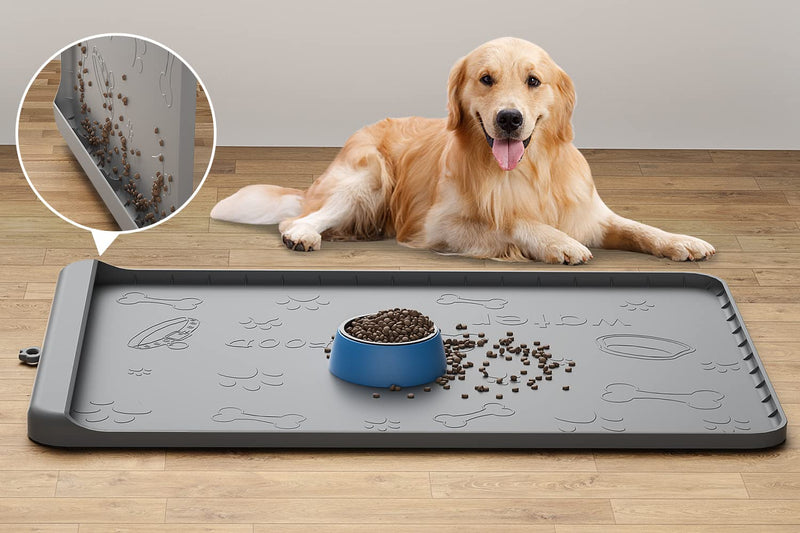 Dog Food Mat - Silicone Dog Mat for Food and Water - 36