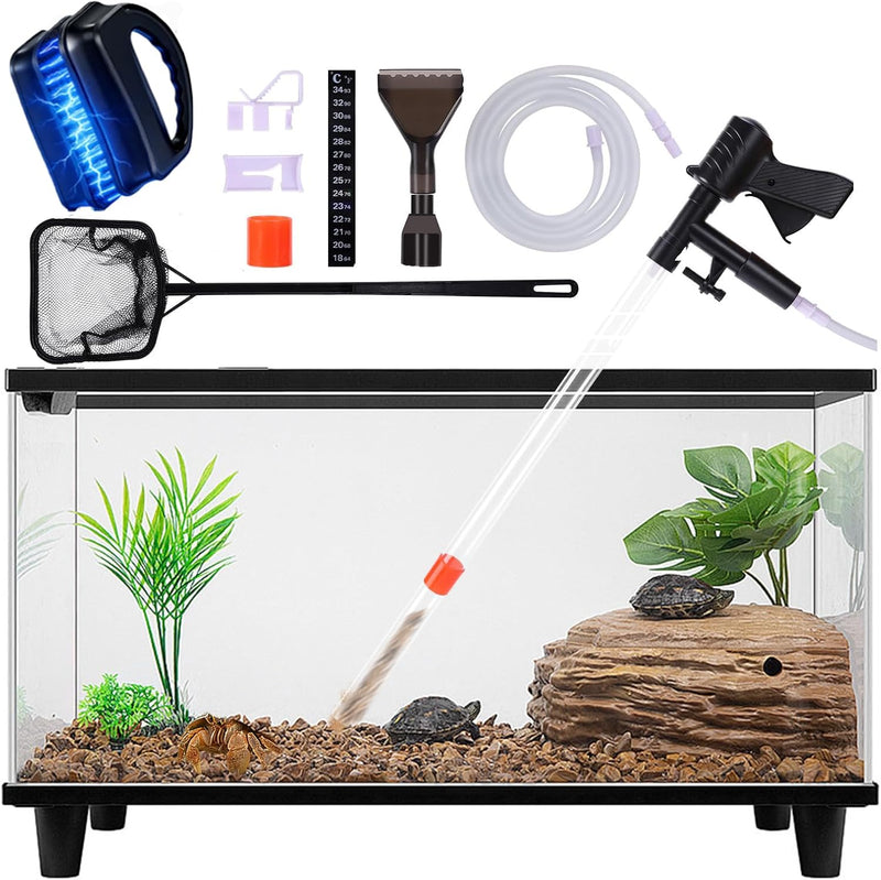 Fish Tank Cleaner Kit, Gravel Vacuum for Aquarium, Aquarium Vacuum Cleaner