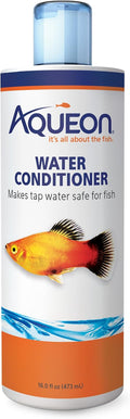 Aqueon Fish Tank Water Conditioner Bottle, 16 Oz
