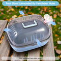 Small Animal Carrier Cage with Water Bottle, Portable Hamster Travel Case