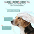 IMMHABI Hypoallergenic Pet Glove Wipes for Dogs & Cats