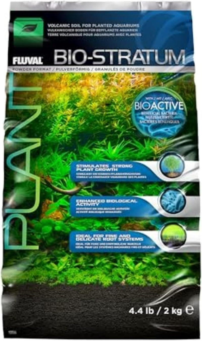 Fluval 12696 Volcanic Soil Bio Stratum for Planted Tanks, 4.4 lbs.