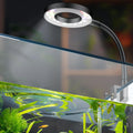 Pawfly 6 W LED Aquarium Light for 1 to 5 Gallon Fish Tanks Clip On Fish Tank Light USB Moving Aquarium Lamp with Full Sp