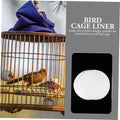 BCOATH Bird Cage Liner Papers 11.10X11.10X0.11 Inch Absorbent Disposable Cage Liners with Leak-Proof Bottom for Parrots and Small Birds 100 Sheets for Easy Cleaning