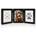 MYPAWLETS Ink&Clay Paw Print Kit Keepsake,Inkless Ink Pad & Soft Clay for Dogs/Cats Paw Prints,Pet Paw Print Impression Kit,Paw Print Stamp Pad for Dogs or Cats,DIY Gifts for Pet Owners-Black