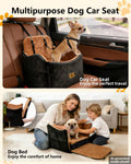 Dog Car Seat for Smal Dogs Up to 35lb,Machine Washable Dog Booster Car Seat
