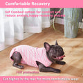 Wabdhaly Recovery Suit for Dogs,Dog Cone Alternative Zipper Surgery Suit Female Spay,Soft Dog Surgery Suit for Anti Licking,Breathable Surgical Suit for Dogs Female Spay