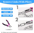 Comfort Dog Collar, Stainless Steel Collar with Quick Release Buckle, Adjustable Comfort Tip with Nylon Cover for Small 