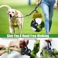 Dog Poop Bag Dispenser Holder Soft Waste Bags Roll Holders Leash Clip Clear