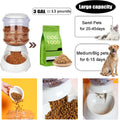 cucurbita Automatic Dog Feeders, Dog Feeder Dispenser for Large Dogs, 3 Gallon Gravity Automatic Dog Cat Feeder Station, Dry Food Storage Container Bowl for Adult Dogs