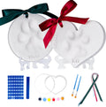 Tubuui Clay Paw Print Kit for Dogs Cats (Makes 2), Pawprint Keepsake Kit,Baby Hand and Footprint Ornament with Clay Impr