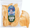Nature’s Own Not-Rawhide Smoked Cow Ears for Dogs | Made in USA | Long Lasting Smoky Flavored Dog Chews | Safe Rawhide A