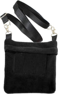 Exotic Nutrition Economy Carry Bonding Pouch (Black) - for Sugar Gliders, Squirrels, Marmosets, Hamsters, Rodents, Rats,