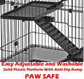 Deluxe 2-Level in/Outdoor Rabbit Hutch Guinea Pigs Puppy Kitten Cage
