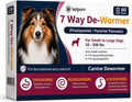 Dog Dewormer Tablets, Broad Spectrum Wormer for Tapeworms, Roundworms & Hookworms, for Small Medium & Large Dogs 10-200 