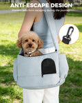 Lightweight Pet Sling Carrier for Small Dogs Under 7Lb, Light Grey