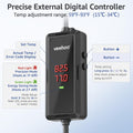 Veehoo 300W Aquarium Heater with 0.5℉ Temp-Control & Overheat Protection