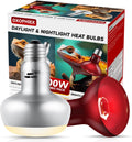 DXOPHIEX 2 Pack 100W Reptile Heat Lamp Reptile Heat Bulbs