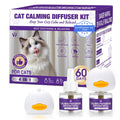 WRAERC Cat Calming Diffuser Multicat Effective Solution to Stress & Aggression Suitable Cat pheromone Diffuser for Cats Refill Reduce Fighting Spraying and Scratching Calm Relaxing