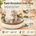 Instinct Basket for Cats - Stimuli Handwoven Cotton Rope Enrichment Bed