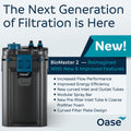 OASE BioMaster 2 Thermo 250 Canister Filter for Aquariums – External Aquarium Filter with Built-in Heater – EasyClean Pr