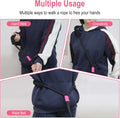 Double Dog Leash for Two Dogs,Dual Hands Free Dog Leashes,360 Swivel No Tangle Walking Leash,Soft Padded Handle,Adjustab
