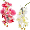 Chuangdi 2 Pcs Artificial Phalaenopsis