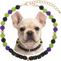 Halloween Beaded Pet Necklace Collar Dog Cat Holiday Costume Collar 16In