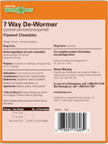 Worm X Plus 7 Way De-Wormer Chewables for Dogs - Tablets for Small Dogs & Puppies (6-25 lbs) (pyrantel pamoate/praziquantel), 2 Count